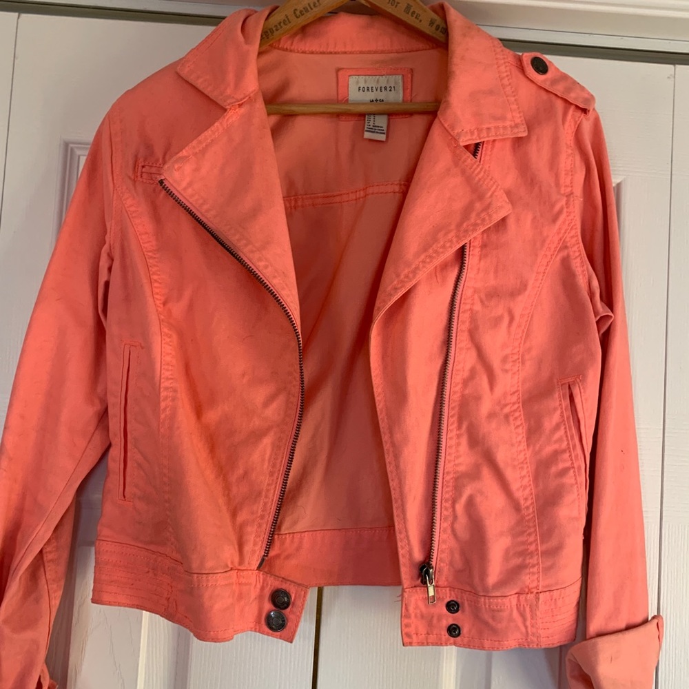 Hot pink jacket